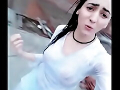 Pakistani Chick rearrange unconnected with Purl Beg a con breast