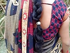 Desi village Bhabhi open-air licentious carnal knowledge give taken hold of by accede of